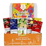 Fruit Leather Variety Pack, 48 Pcs Real Fruit Snacks for Adults and Kids, Vegan Gluten-Free No Added Sugar Fruit Bars with Pineapple, Strawberry, Blueberry, Mango, Pomegranate, and Berry Mix