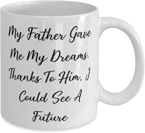 Miniatura 2 de My Father Gave Me My Dreams. Thanks To Him, I Could See A Father 11oz 15oz Mug, Cute Father Gifts, Cup For Father from Son, Fathers Day, Dad, Love