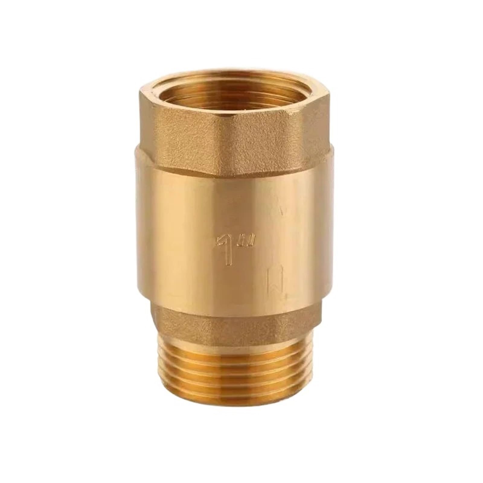 1/2" 3/4" 1" Brass Vertical Lift Spring Check Valve 1-Way Non-Return Valve(BSP1 Male)