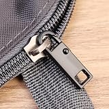 5 peças de liga de zinco cabeça de zíper removível fecho de lagosta puxador com zíper para mochilas, jaquetas de bagagem, preto, 3 cm