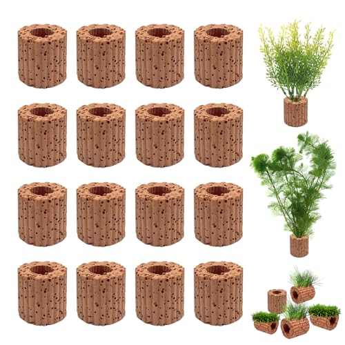 Rainmae 16 Pcs Aquatic Water Plant Fixed Rings, Water Plants Cultivation Fixed Ring Aquatic Water...