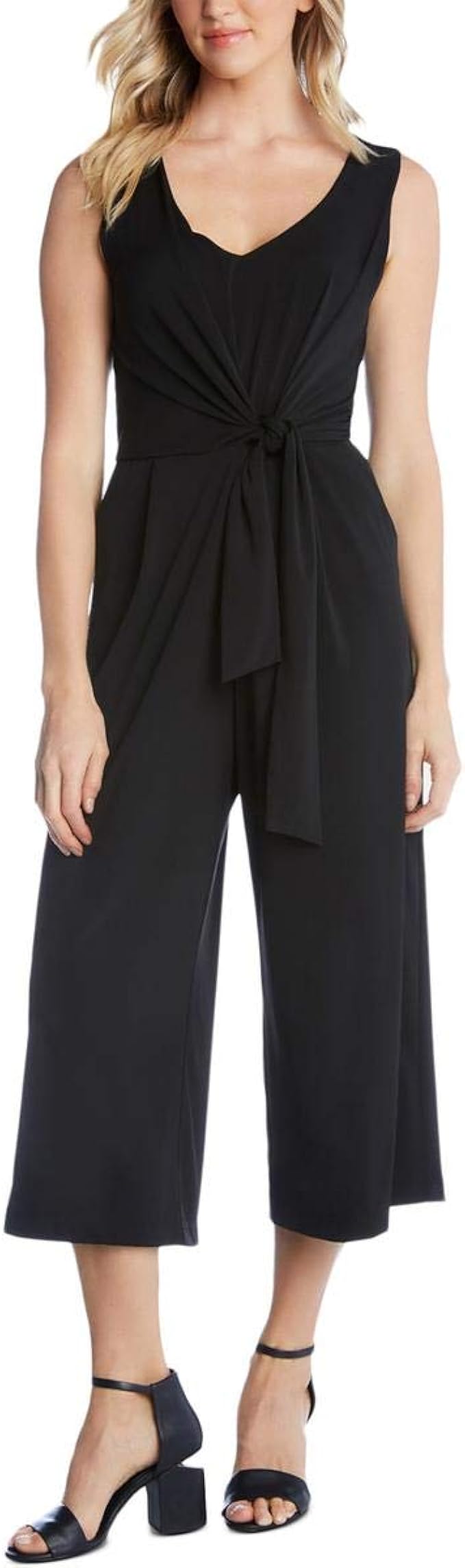 Karen kane black jumpsuit Clearance