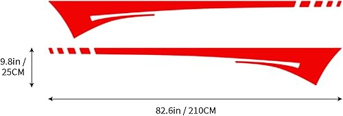 Miniatura 8 de Bilisin Calcomanías de vinilo para puerta lateral de carrocería de automóvil, calcomanías gráficas de carreras deportivas BI004 para todos los