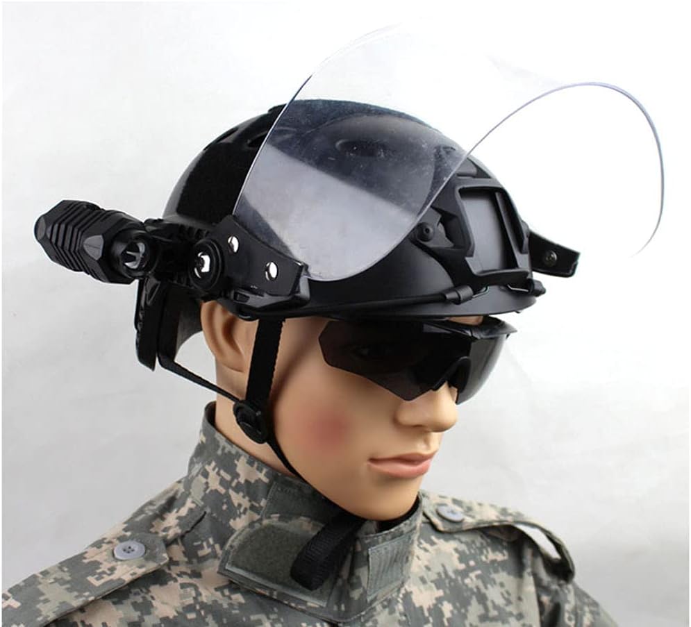 Outdoor Paintball Shooting Face Protection Gear Tactical Fast Mich Helmet Accessory Wing Rail Side ARC Rail Helmet Rail Mount Len