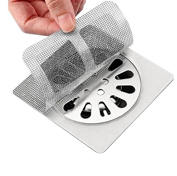Hoppokart Disposable Shower Drain Cover Hair Catcher Jali Basin, Bathroom Sink, Bathtub, Kitchen Sink Plastic Pop-Up Strainer (Pack of 2) (B0D9LL47Q7) Amazon Price History, Amazon Price Tracker