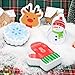 Christmas Sponge Features Snowman/Snowflake/Glove/Deer Shape Optional and Easy Use by Family Members