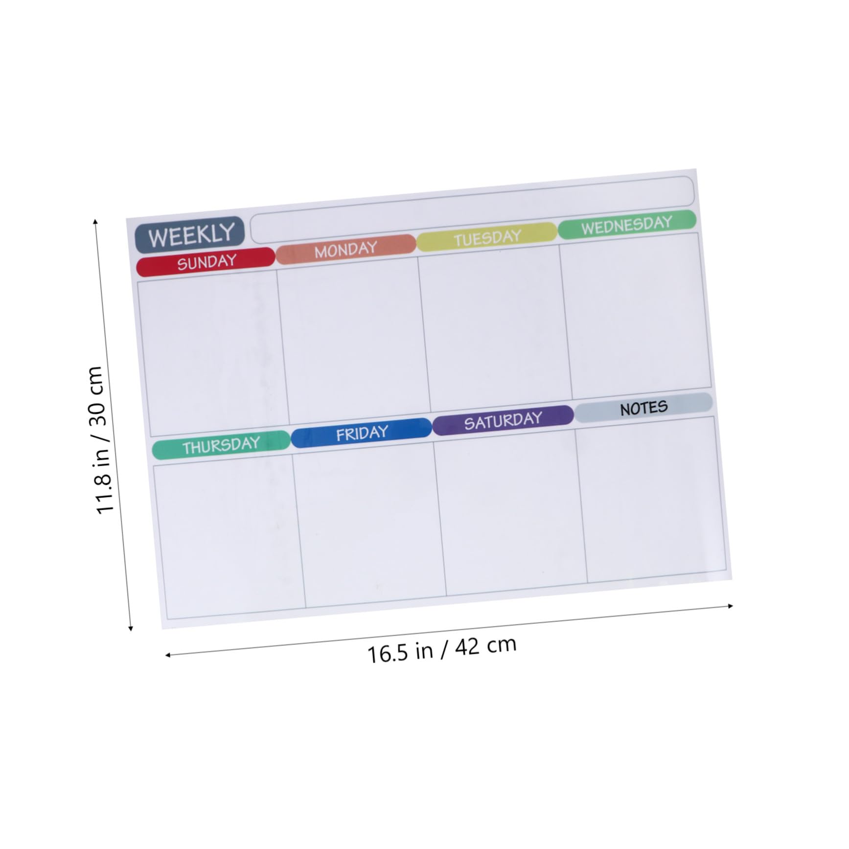SOLUSTRE 12stücke Teiliges Magnetisches Kühlschrankkalender Abwischbarer Planer Für Wochen Und Monatsübersicht Magnettafel Für Notizen Einkaufslisten Für Fitness Gesundheit