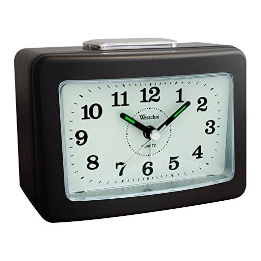 Salton Westclox Clock Alarm Quartz Bell Analog 47550