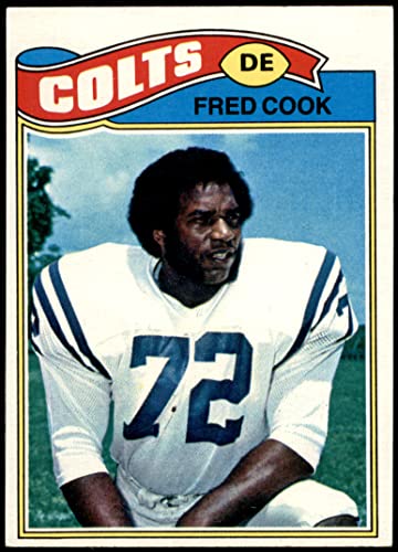 1977 Topps #53 Fred Cook Baltimore Colts (Football Card) EX Colts Southern Miss