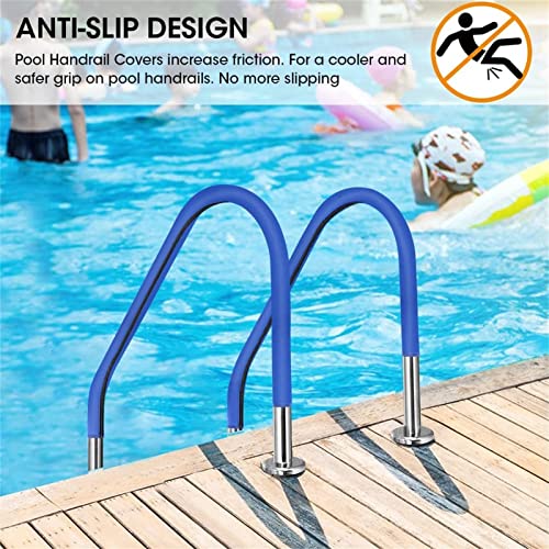 Barandal para piscina de acero inoxidable 29.5x22.4 pulgadas miniatura 5