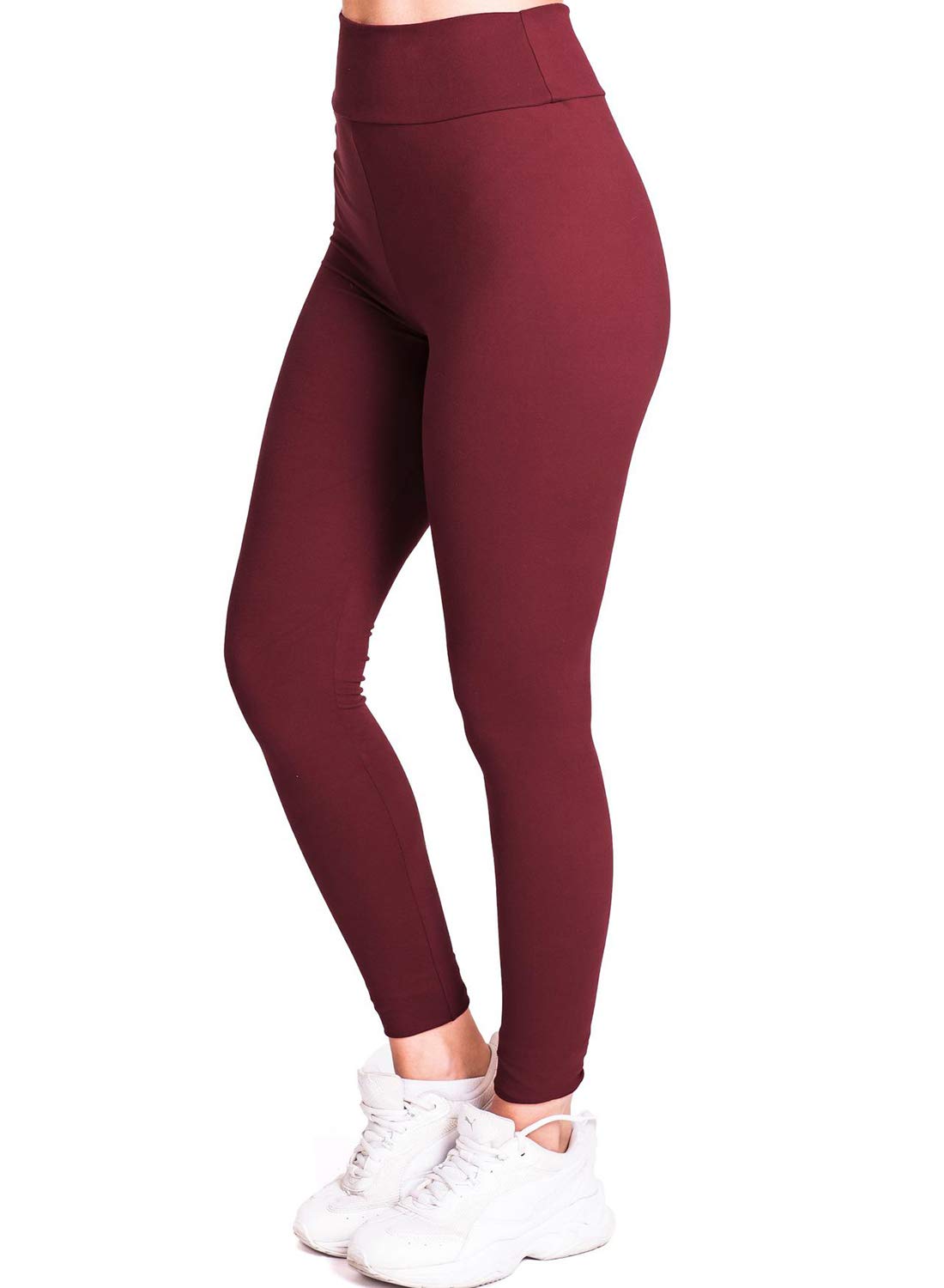 Lot de 2 Leggings Femme Taille Haute contrôle du Ventre Stretch Sports Workout Gym Running Pantalon de Yoga