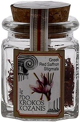 Krokos Kozanis Greek Red Saffron in Filament Stigmata 1gr
