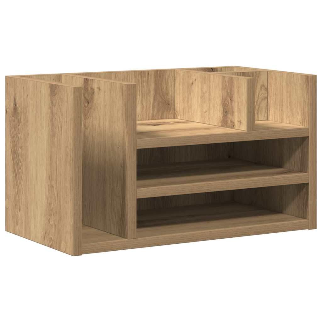 Organizer da scrivania, in legno, 44,5 x 24 x