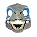 UYER Masque de dinosaure – Masque de dinosaure à mâchoire mobile Jurassic World Raptor Jouet de dinosaure réaliste en latex pour carnaval, bal masqué, fête costumée (Dinosaur Mask #A1)