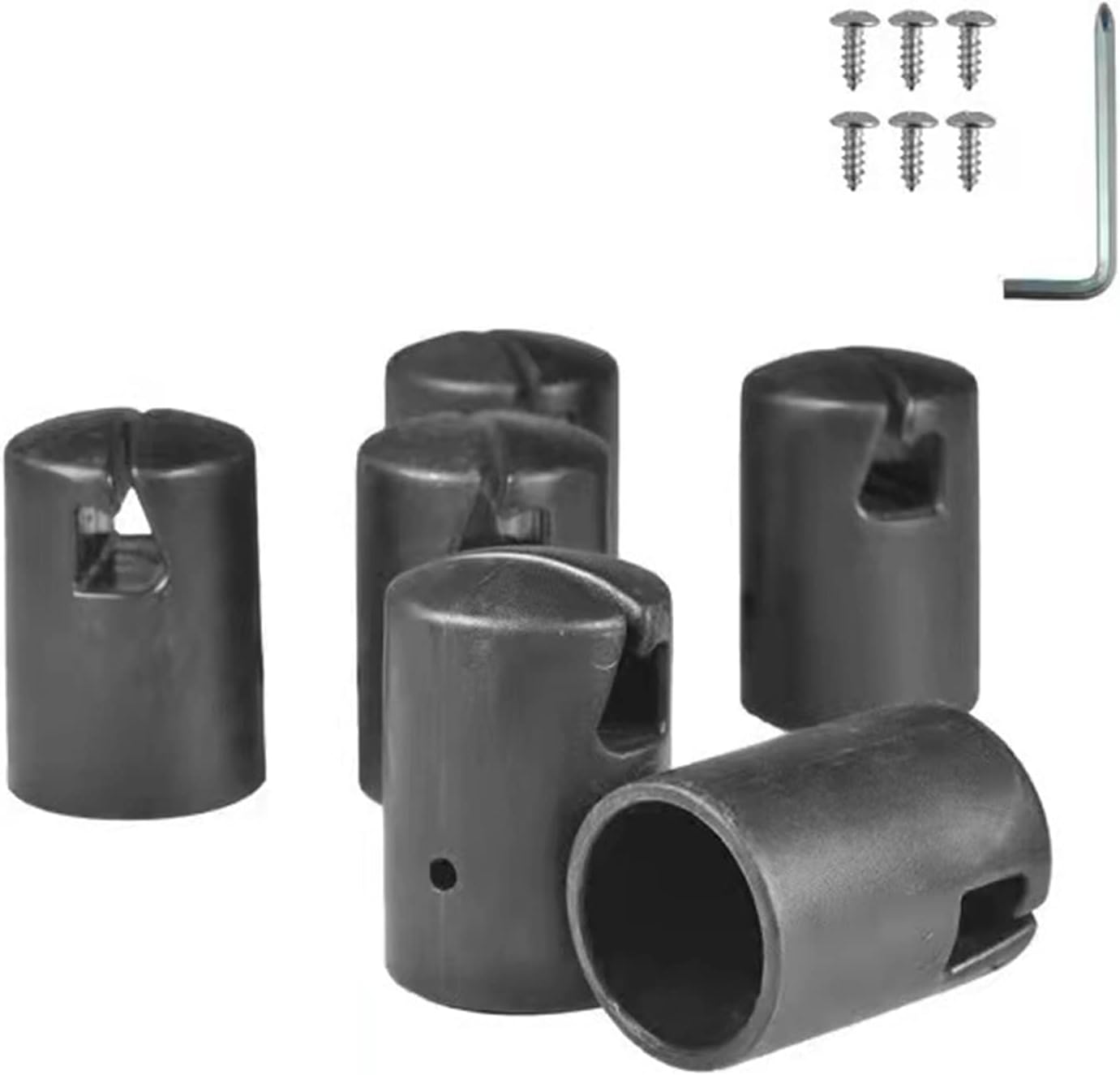 13 Pieces Trampoline Pole Cap Enclosures Trampoline Pillar Rod End Protectors for 1.26 Inch Diameter Trampoline Poles