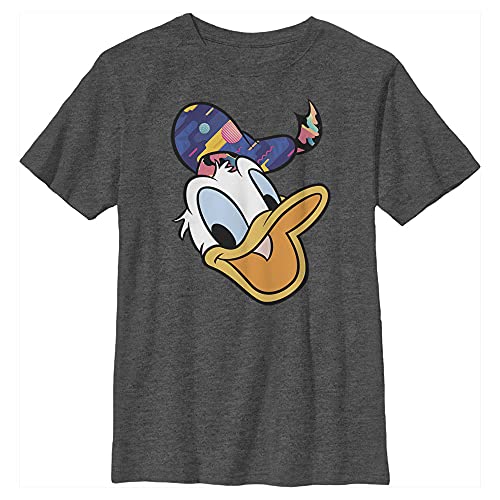 T-shirt Donald Disney anti-irritation gris chiné résistant pour garçon