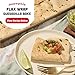 Joseph's Low Carb Wrap Value 3-Pack, Flax, Oat Bran and Whole Wheat, 8g Carbs Per Serving, Fresh Baked (6 Per Pack, 18 Wraps Total)