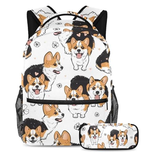 Sac à dos et trousse chiot mignon pour ranger facilement toutes ses affaires