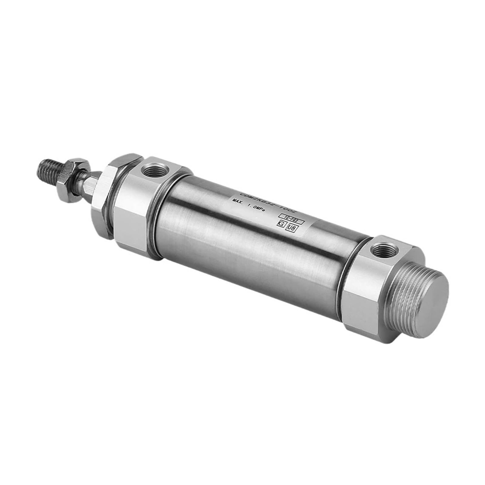 Cilindro CDM2KB20 de acero inoxidable con vástago hexagonal hexagonal antirrotación de 25mm