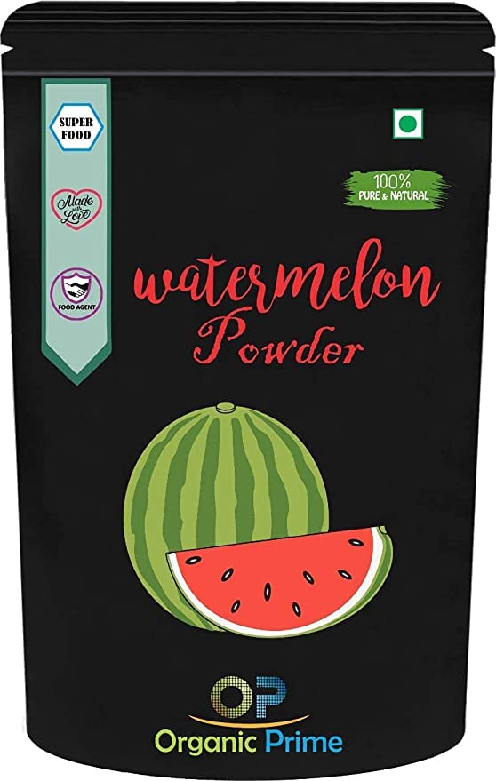 AZAZ Organic Prime Watermelon Powder | All Natural & Spray-Dried | Dry, No Added Sugars and Preservative - 200 GMBy Organic Prime