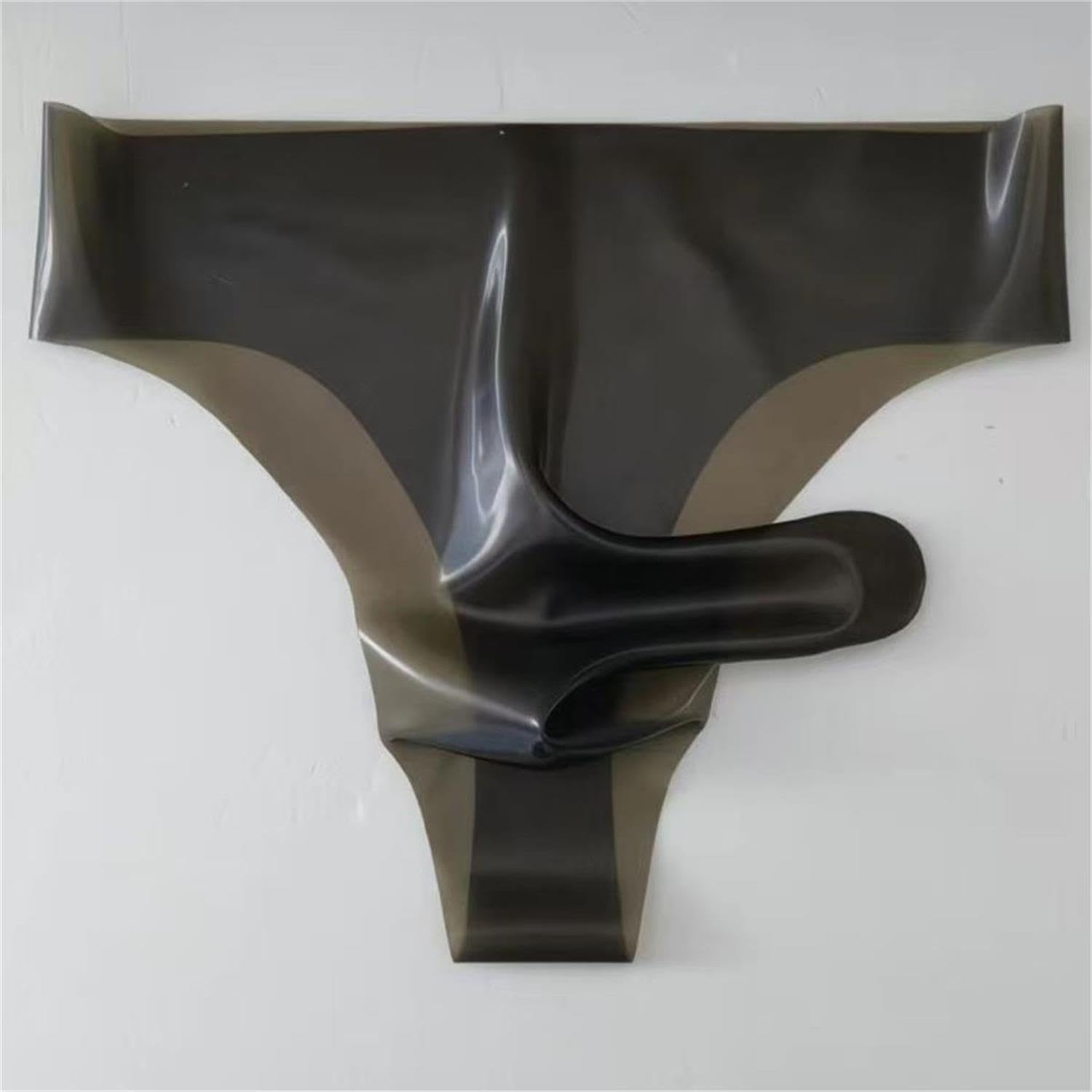 Boxer in Latex da Uomo,Slip Pantaloncini in Lattice Gomma Naturale Pantaloni Corti Boxer Shorts Cosplay Costume