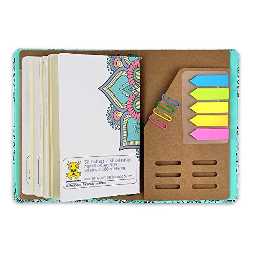 Planner pererecatômica Compacto Estilo Midori India Verde Tiffany