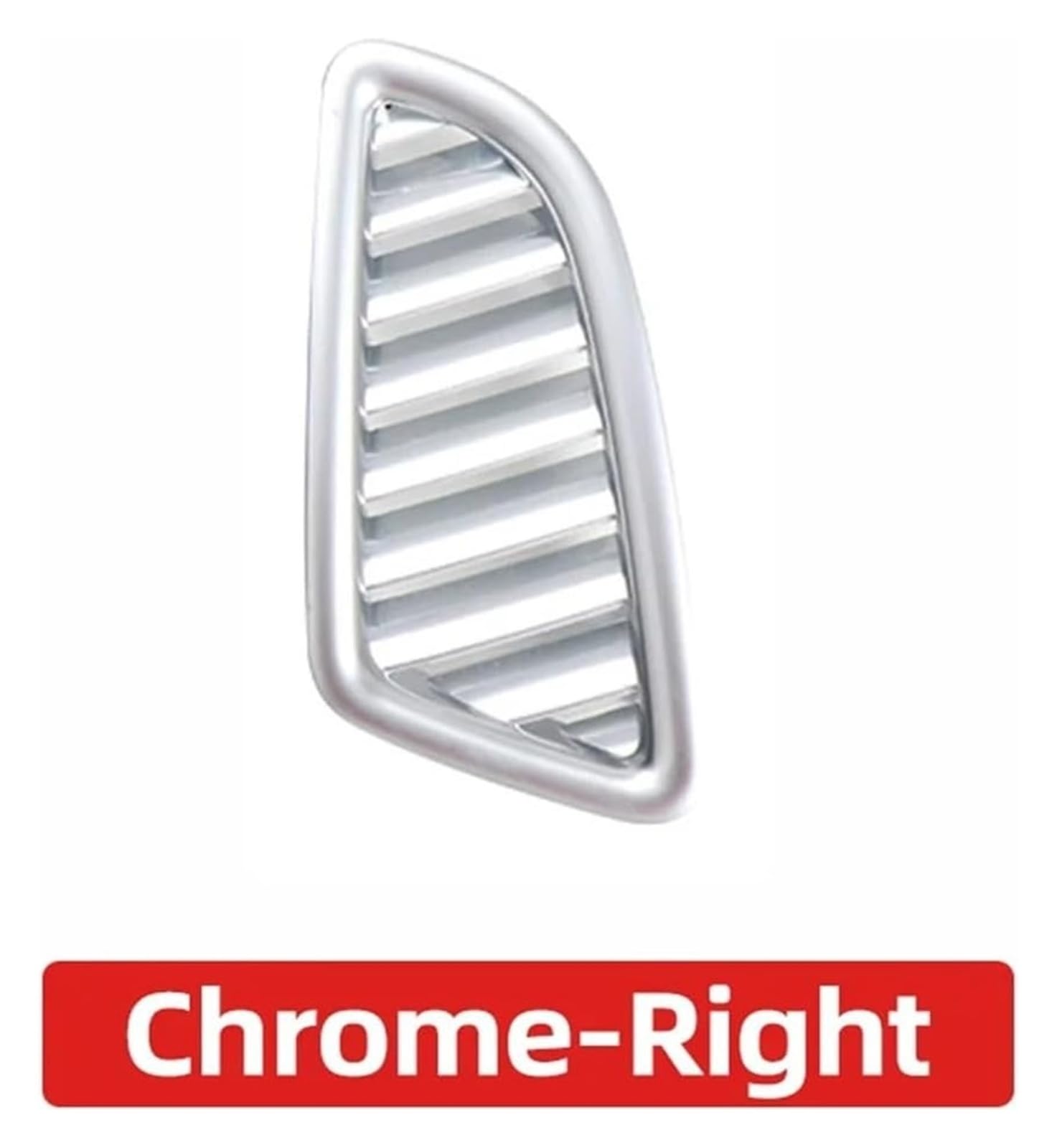 Salida Aire Rejilla para W205 Clase C 2015 2016 2017 2018-2020 2021 Consola Tablero Marco Aire Acondicionado Ventilaciones Molduras Cubiertas(-Chrome Right)