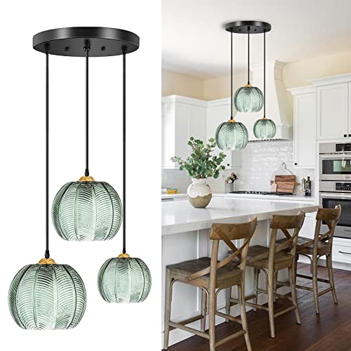 Suspension à 3 lumières avec hauteur réglable pour salle à manger et salon