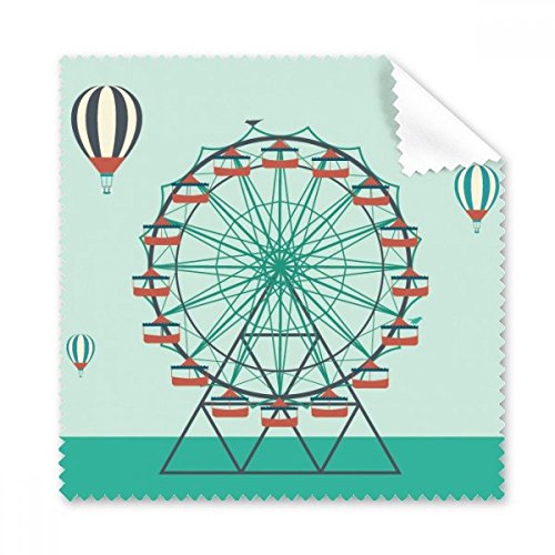 Cadeau vert original avec ce chiffon de nettoyage de lunettes motif cirque amusant