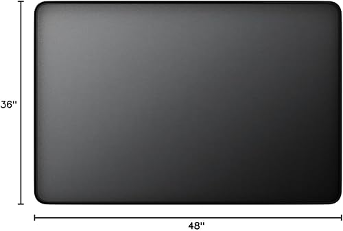 Miniatura 9 de TokeShimi Espejo de baño plateado cepillado de 48 x 36 pulgadas para pared, espejo de tocador con marco de metal mate de aleación de aluminio que no