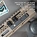 Monstrum Scout Light Mount | Compatible with Surefire M300/M600 Series/Streamlight Protac Series | Extended 45 Degree Offset Mount