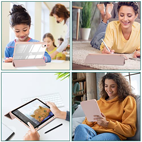 ProCase for iPad A16 11th/10th Generation Case with Pencil Holder, Rosegold - image 8