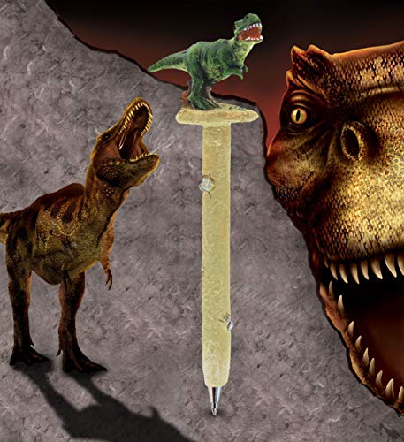 Planet Pens Tyrannosaurus Rex Novelty Pen - Fun & Unique Kids & Adults Office Supplies Ballpoint Pen, T-Rex Dinosaur Writing Pen Instrument For Cool Stationery School & Office Desk Decor Accessories - Thumbnail 2