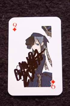 Amazon.co.jp: 黒執事-枢やな氏の直筆サイン入りトランプカード