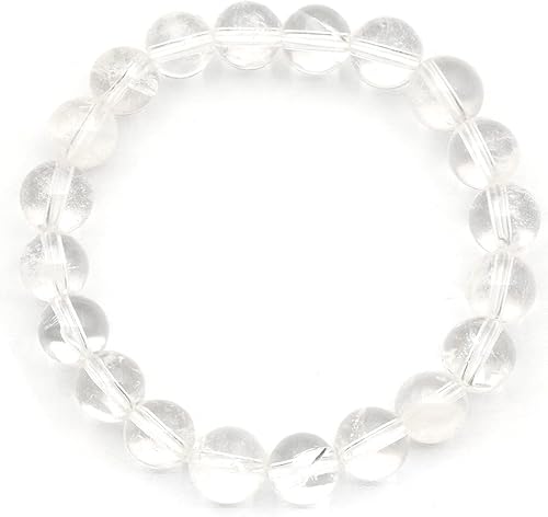 Natural Gemstone Beaded Stretch Bracelet for Men & Women Handmade 8mm Stone Jewelry Zodiac Chakra Elastic Bracelet Meaningful Gift Collection