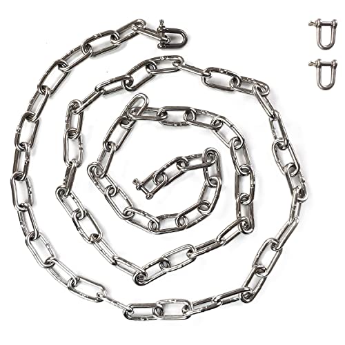 Chaîne en acier 5mm anticorrosion en inox 304 pour garde-corps et architecture