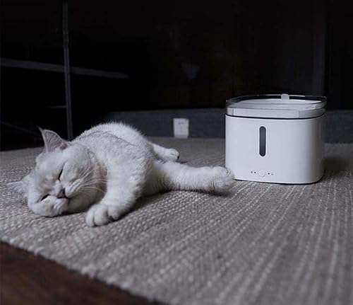 Miniatura 2 de Fuente de agua para perros y gatos, fuente de agua automática para mascotas con bomba de combustión en seco, modos inteligentes/normales, ventana