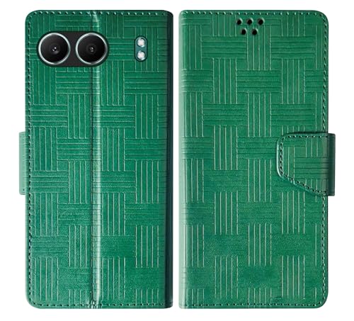 Image of SBMS OnePlus Nord 4 5G Flip Cover Back Cover Case with Magnatic Closure | Inbuilt Stand | Card & Money Pocket (Mat Green)