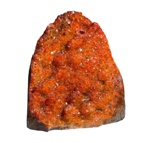 CrystalHola Raw Orange Geode Quartz...