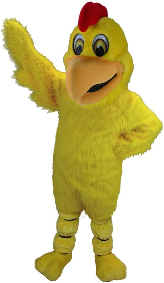 Generic Thermo-lite Yellow Chicken Mascot Costume, One Size Fits Most
