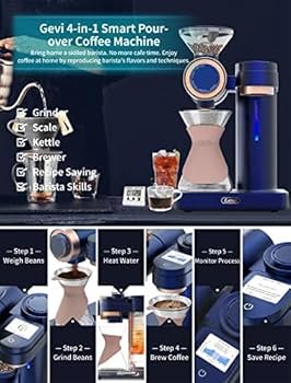 Gevi 4-in-1スマートコーヒーメーカーGV9002 Amazon | ゲヴィ【国内正規輸入元 限定品】 4-in-1スマート