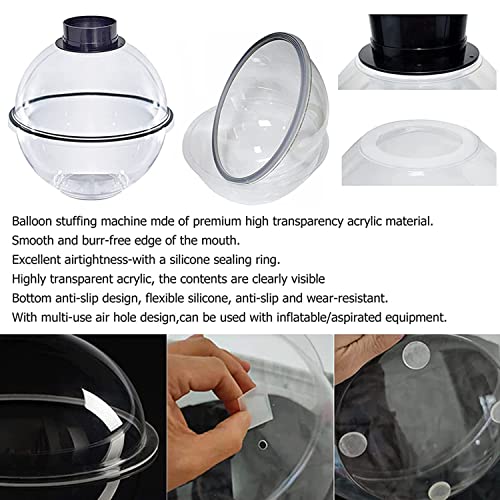 Balloon Stuffing Machine,Valentine's Day Balloon Stuffing,Gift Wrapping Machine,Balloon Expander Stuffer Extractor,for Birthday Party Art Balloons Decoration