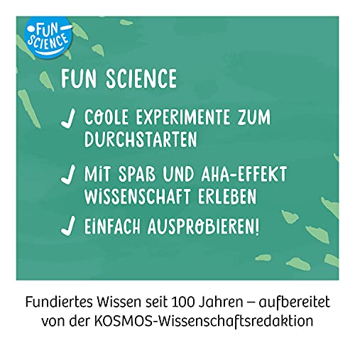 KOSMOS 658106 Fun Science - Fruchtgummi-Labor, vegane Süßigkeiten herstellen, Ostergeschenk, Verschiedene Geschmacksrichtungen und Formen, Gummi-Bonbons selber Machen, DIY-Set für Kinder 8-12 Jahre