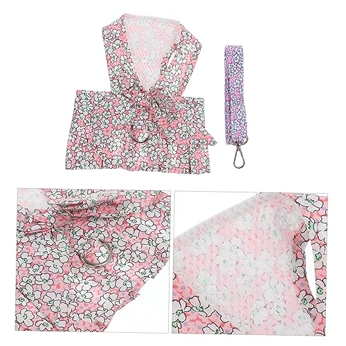 VILLFUL 1 Conjunto De Vestido Com Suspensório Para Cachorro Saia Com Arnês Para Cachorro Vestido For