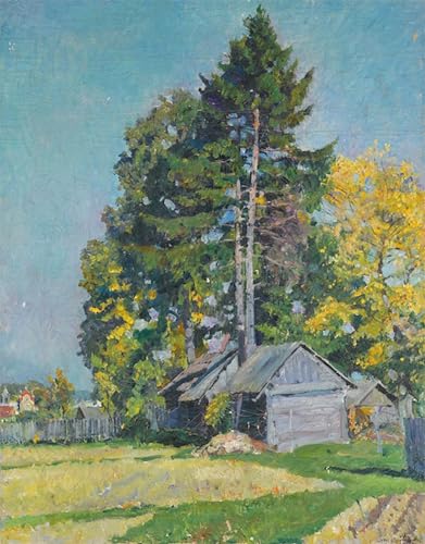 Lienzo artístico de pared Alberi de Sergei Arsenievich Vinogradov: alta calidad 60x90cm