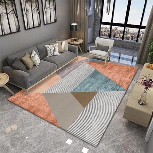 Tapis de conception géométrique moderne bleu 200x300cm - 2