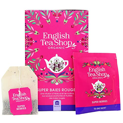 English Tea Shop Super Berries Organic, 20 Sachet Tea Bags