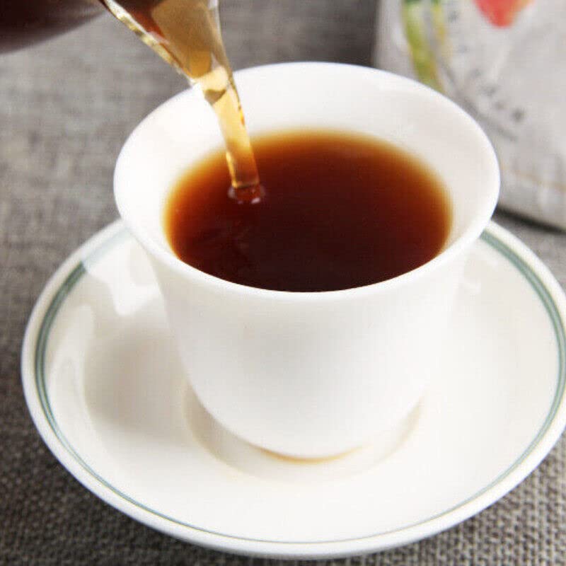 Thé Pu-erh mûr au jasmin | Lot de 5 gâteaux de 100g de thé parfumé tradition - 4