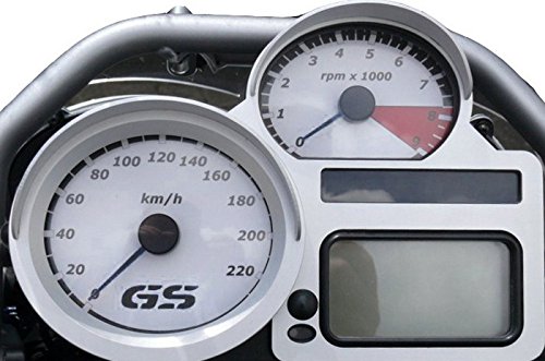 Compteur de vitesse BMW R1200GS 2004-2009 cadran compte-tours blanc fond de rechange