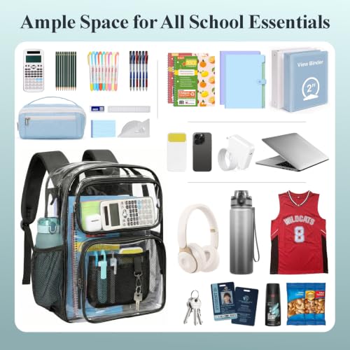 PACKISM Heavy Duty Clear Backpack